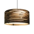 Designer pendant lamp Scraplights Drum18 Natural - Graypants