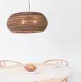 Designer pendant lamp Scraplights Ohio32 Natural Ø82 - Graypants