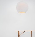 Ball pendant lamp Scraplights Sun32 White Ø82 - Graypants