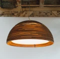 Large pendant lamp Scraplights Dome36 Natural Ø92 - Graypants
