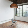 Large pendant lamp Scraplights Dome36 Natural Ø92 - Graypants