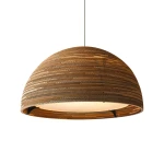 Large pendant lamp Scraplights Dome36 Natural Ø92 - Graypants
