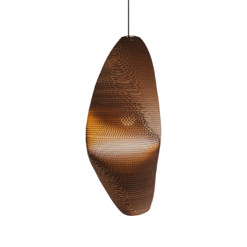 Pendant lamp Scraplights Pebbles Denny Natural Ø34 - Graypants
