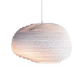 White pendant lamp Scraplights Pebbles Alki White Ø32 - Graypants