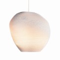 White pendant lamp Scraplights Pebbles Allyn White Ø36 - Graypants