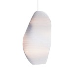White pendant lamp Scraplights Pebbles Denny White Ø34 - Graypants