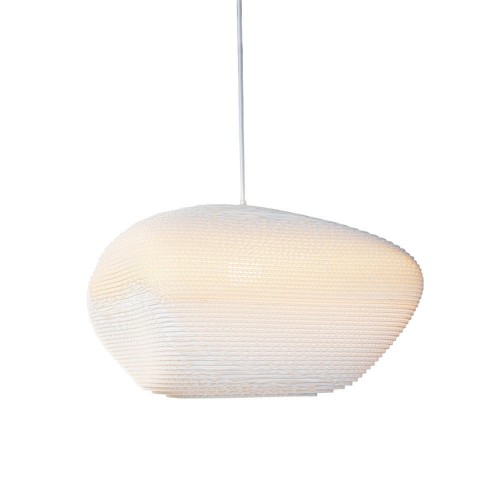 White pendant lamp Scraplights Pebbles Madison White Ø56 - Graypants