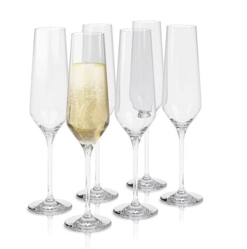 Elegant champagne glass Legio Nova 0.26L, 6 pcs - Eva Solo
