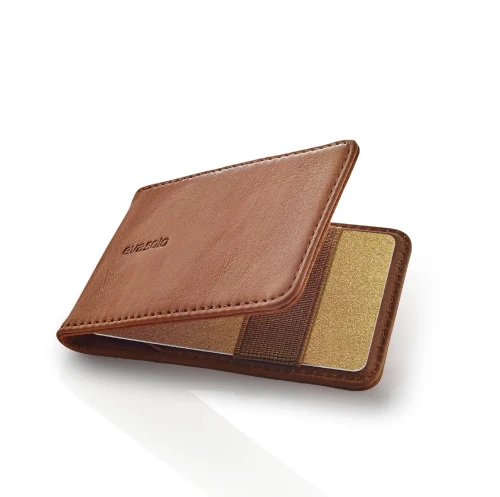 Credit card holder brown with RFID, leather - Eva Solo