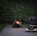Ekskluzywne palenisko z rusztem grillowym FireCube, stal corten - Eva Solo