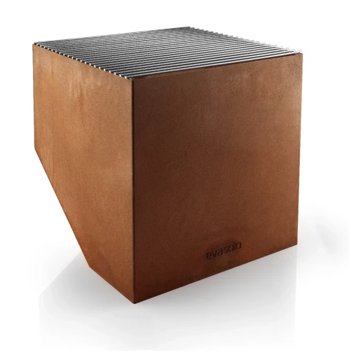 Ekskluzywne palenisko z rusztem grillowym FireCube, stal corten - Eva Solo