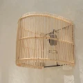 Klosz do kinkietu rattanowy Gigi Wall BAZAR BIZAR