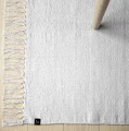Dywan bawełniany biały Saro 200x300 - Himla