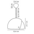 Czarna lampa sufitowa Align - DFTP by Nordlux
