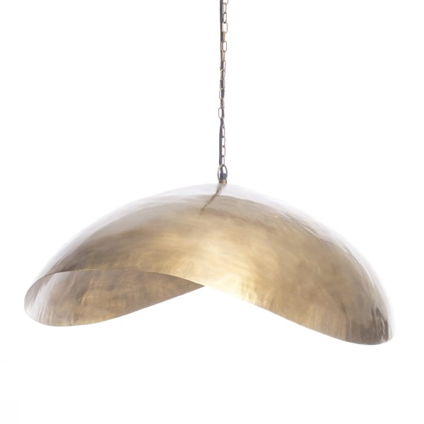 Złota lampa wisząca designerska Fortune Cookie XL - Bazar Bizar
