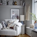 Stolik marmurowy Jasmia White - Bloomingville