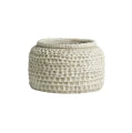 Doniczka z cementu Aoba Ø19, biała - Nordal