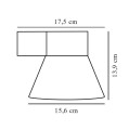 Kinkiet zewnętrzny Kyklop Cone Rusty, rdzawy - Nordlux