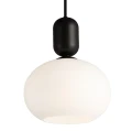 Lampa wisząca szklana Notti, czarna - Nordlux
