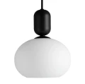 Lampa wisząca szklana Notti, czarna - Nordlux