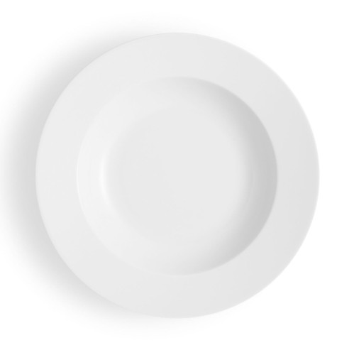 Porcelanowy talerz głęboki Legio Ø25, biały - Eva Solo