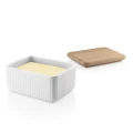 Maselniczka porcelanowa z dębową pokrywką Legio Nova, biała - Eva Solo