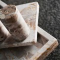 Solniczka i pieprzniczka marmur Vita Seashell Marble - Muubs