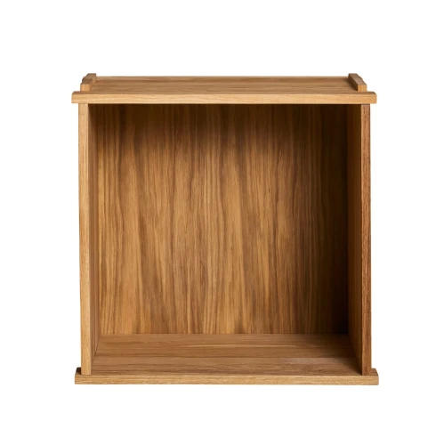 Półka modułowa Blocks Natural, lity dąb olejowany - Muubs