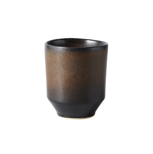 Nowoczesny kubek z kamionki Ceto Mocha, 6 szt - Muubs