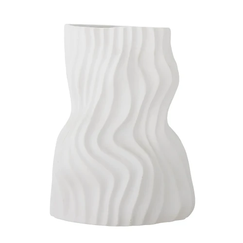 Biały wazon ceramiczny Sahal - Bloomingville