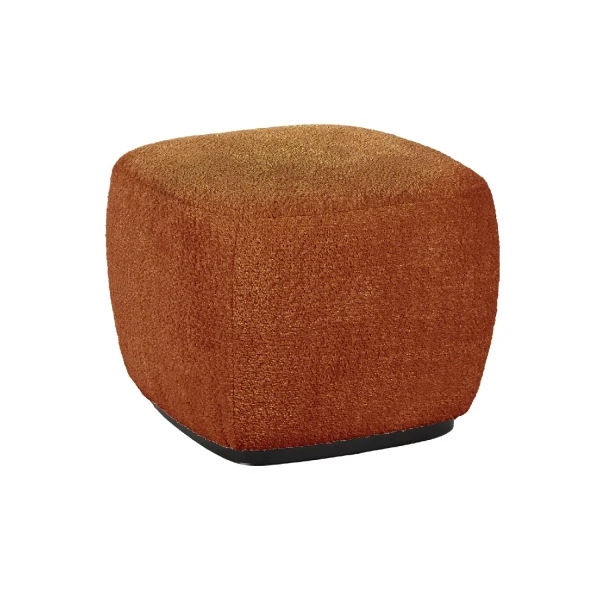 Siedzisko tapicerowane boucle Porterville, rude - Pomax