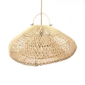Rattanowy abażur do lampy wiszącej Cloud M, naturalny - Bazar Bizar
