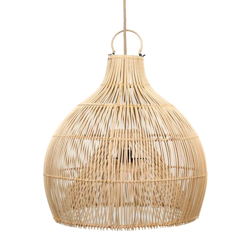 Abażur rattanowy do lamp sufitowych Lobster naturalny - Bazar Bizar
