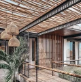 Abażur rattanowy do lamp sufitowych Lobster naturalny - Bazar Bizar