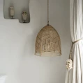 Bazar Bizar Bala - Abażur rattanowy do lamp sufitowych Bala M, naturalny