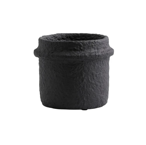 Doniczka z cementu Rote Black no. 3 - Nordal