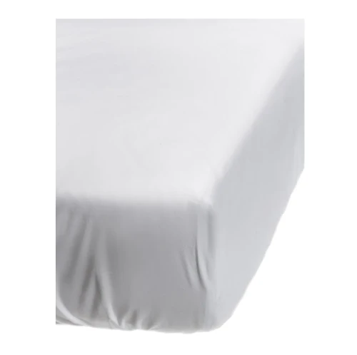 Prześcieradło z gumką 140x200, Dreamtime białe, Oeko-Tex, bawełniane - Himla