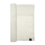 Lniany bieżnik na stół beżowy 50x145 Sunshine Fog - Himla