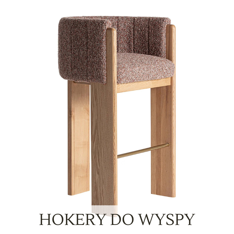 Hokery do wyspy kuchennej Naturalhomedecor