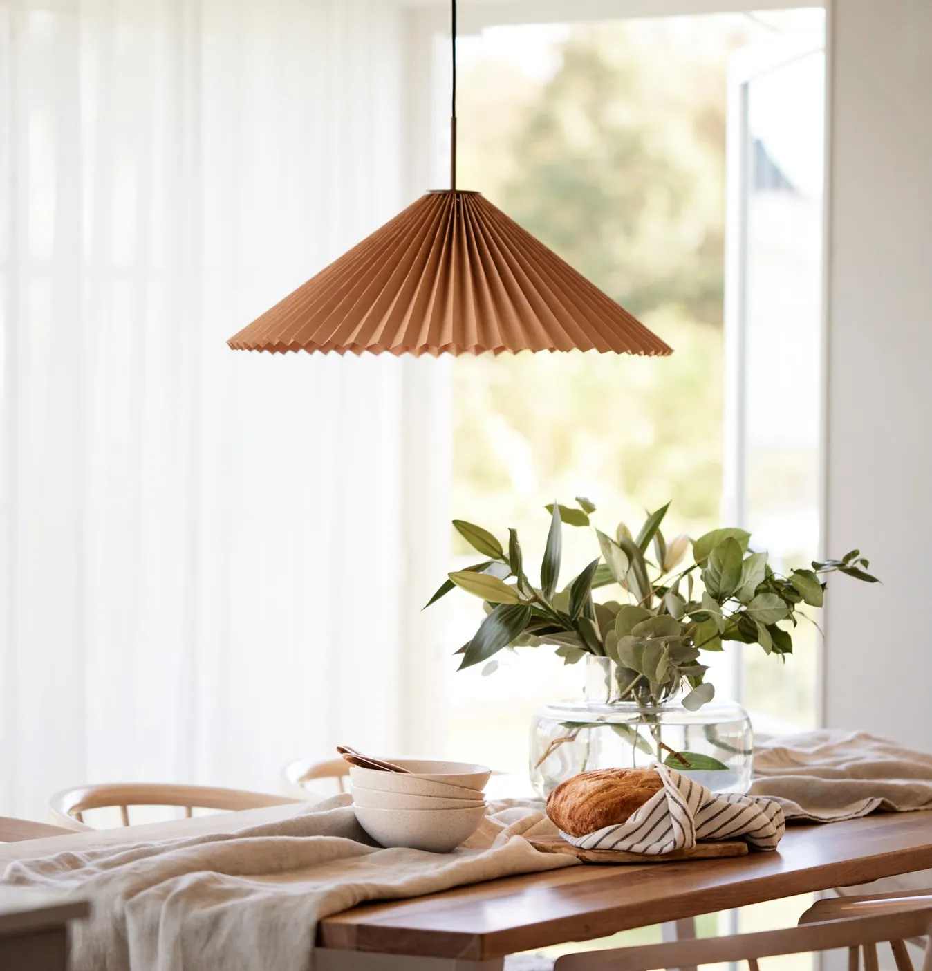 Lampa plisowana Dora PR Home, sklep natural home decor