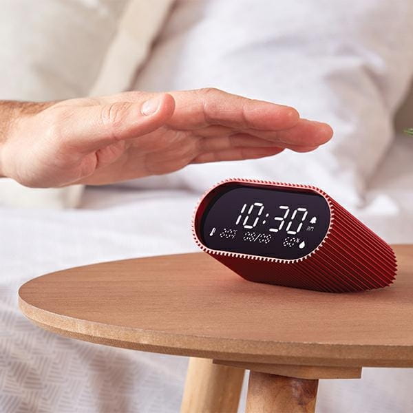 budzik z termometrem Ray Clock Lexon, sklep natural home decor