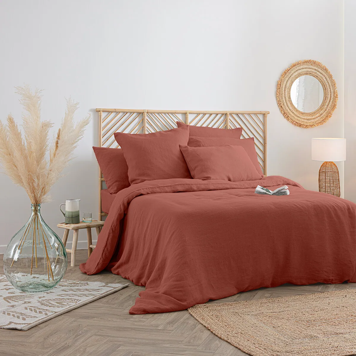 Atmosphera Linah pościel lniana, natural home decor