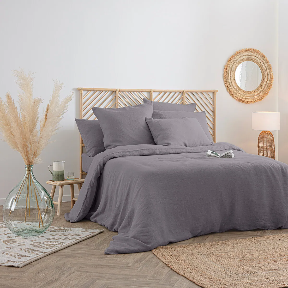 Atmosphera Linah pościel lniana, natural home decor