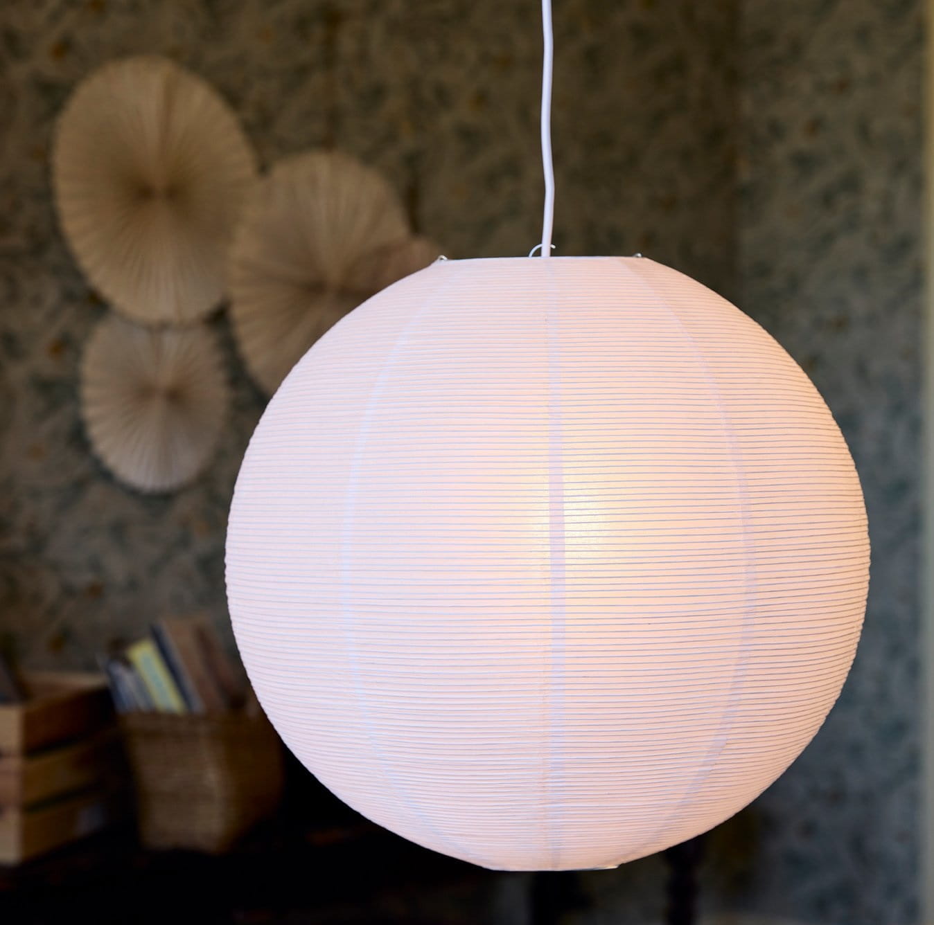 Abażur z papieru ryżowego, sklep internetowy Natural Home Decor