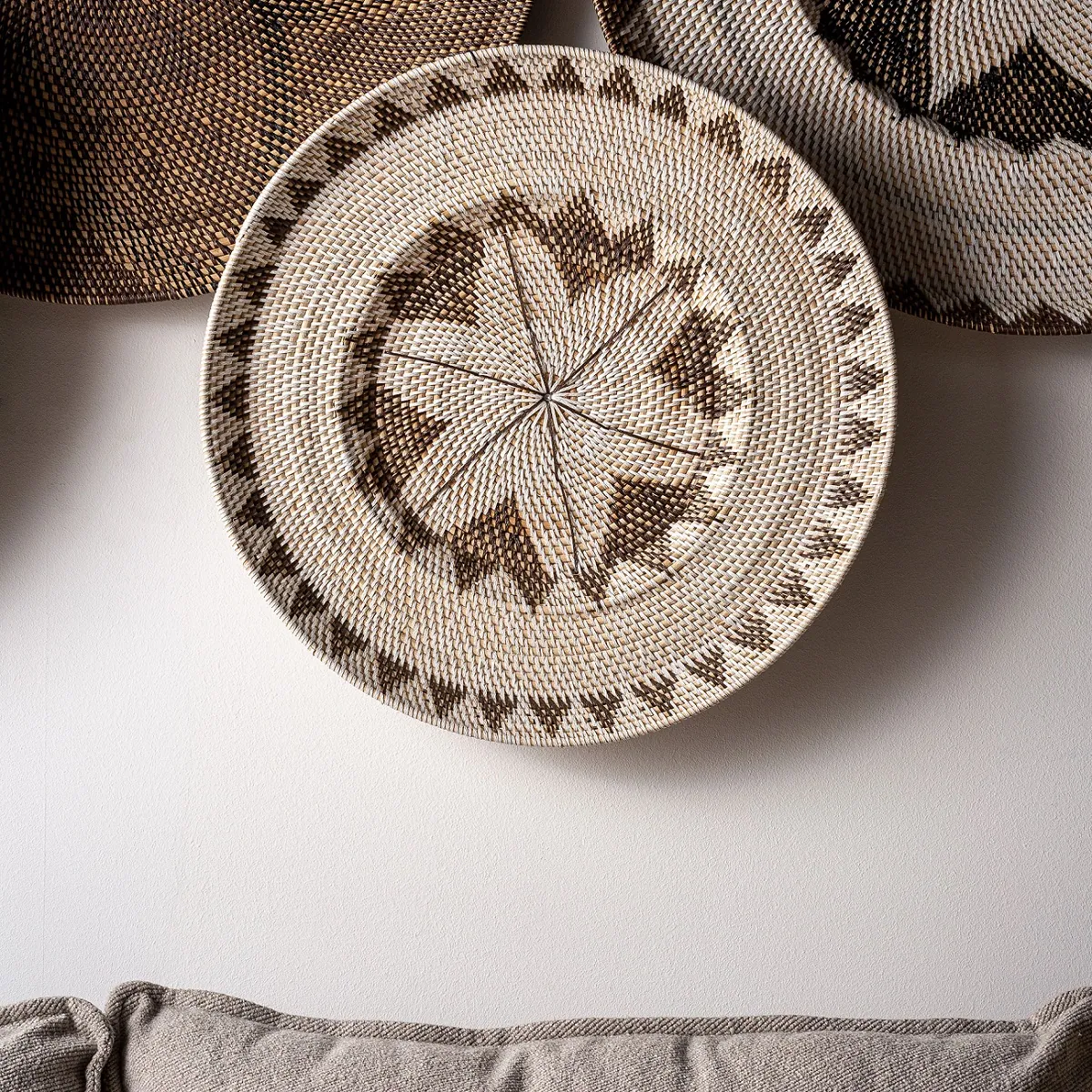 dekoracja ścienna z rattanu, Natural Home Decor