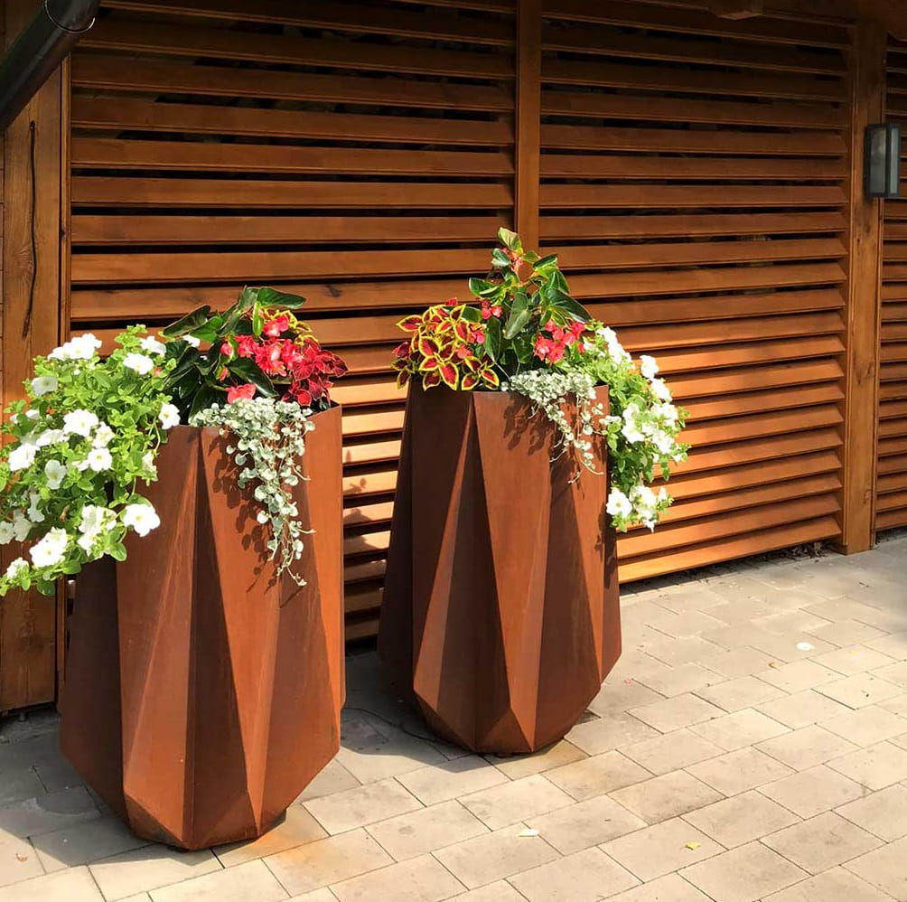 donica ze stali corten, Natural Home Decor