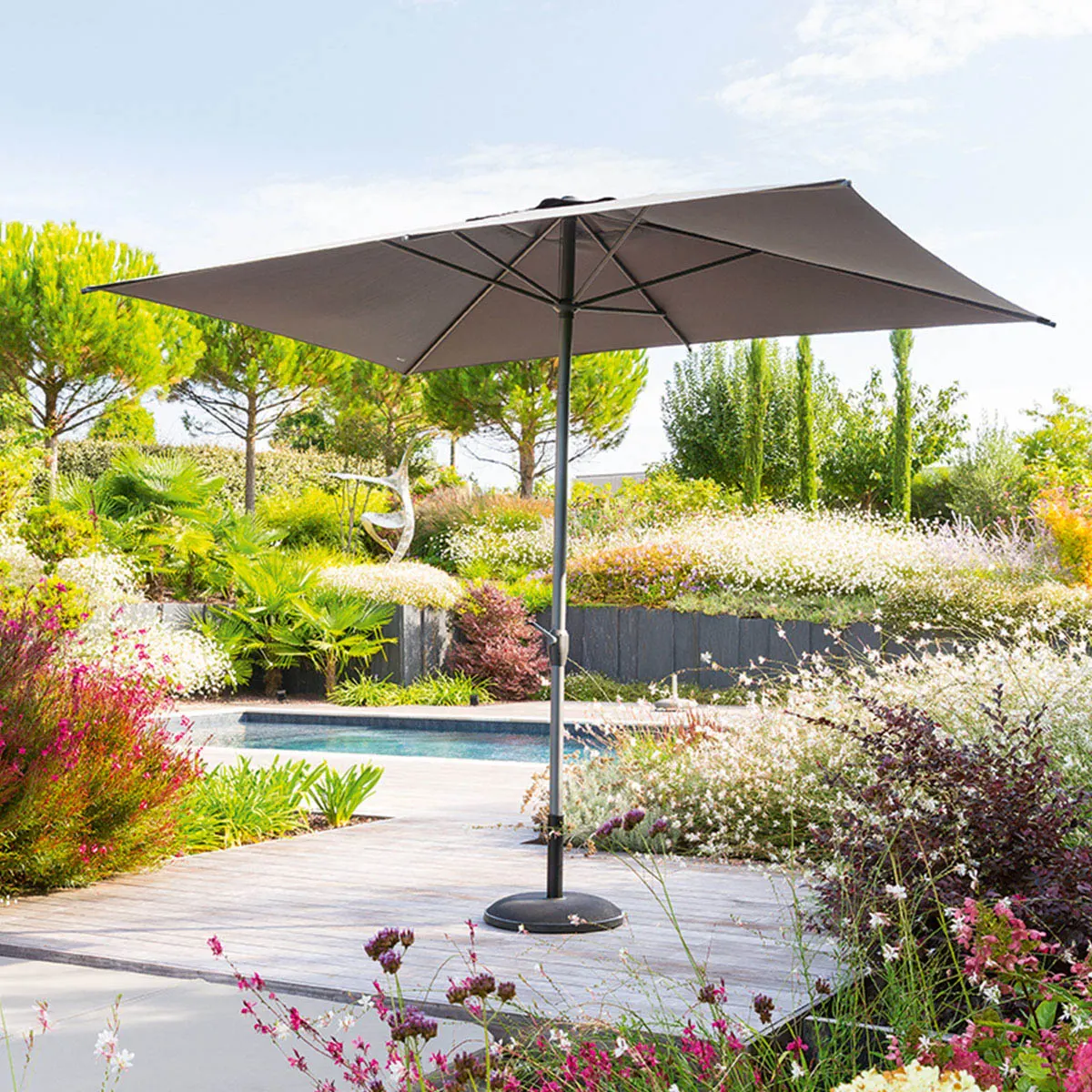 parasol ogrodowy prostokątny Hesperide, sklep natural home decor
