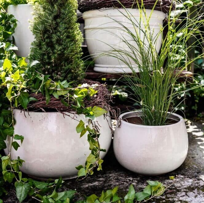 ceramiczna donica ogrodowa, natural home decor
