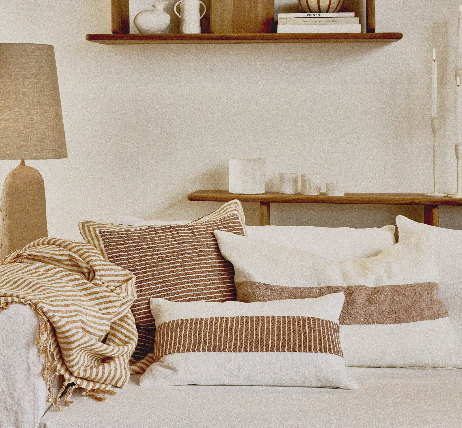lniana poduszka Pomax Naturalhomedecor