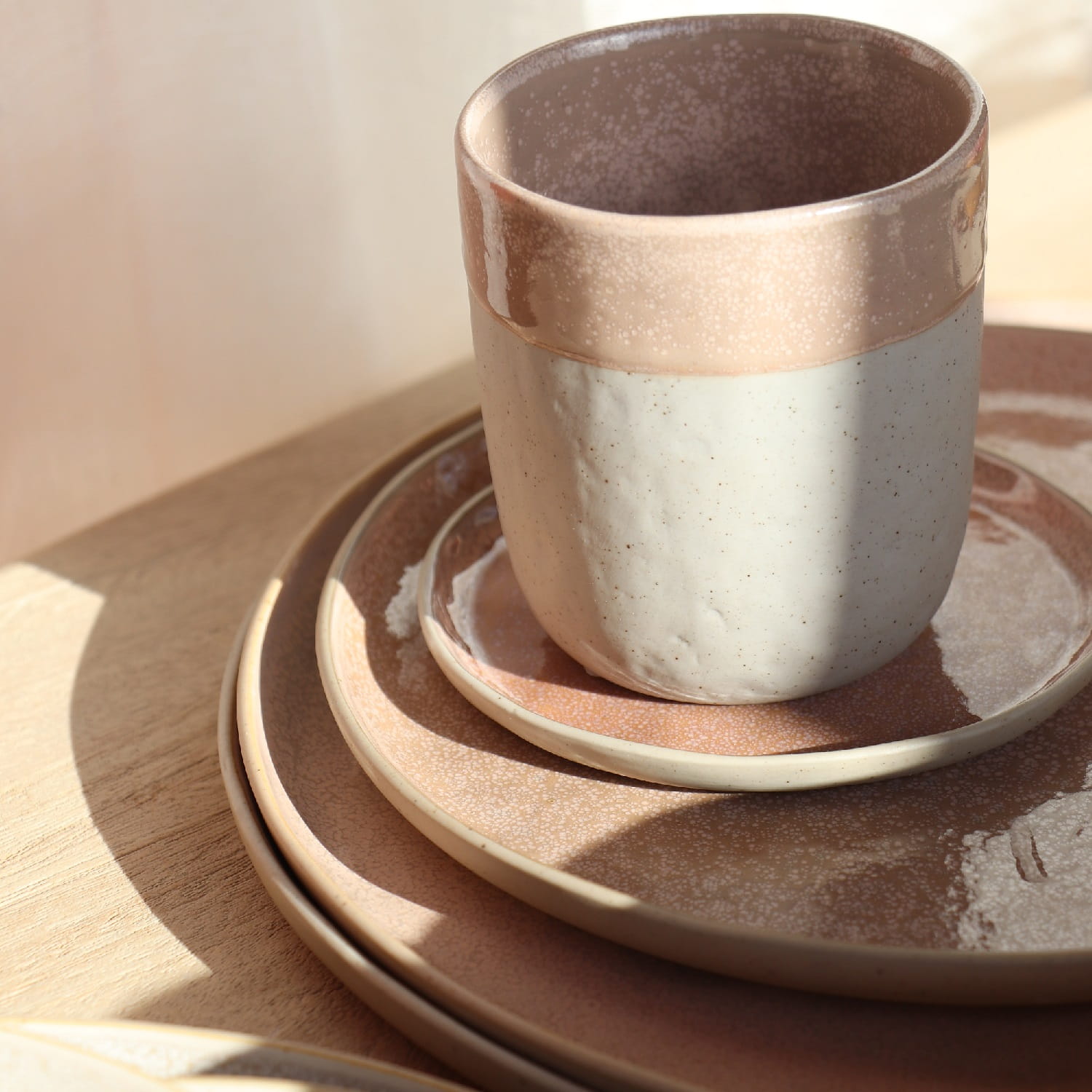 Talerze deserowe Spiro Pomax, Natural Home Decor